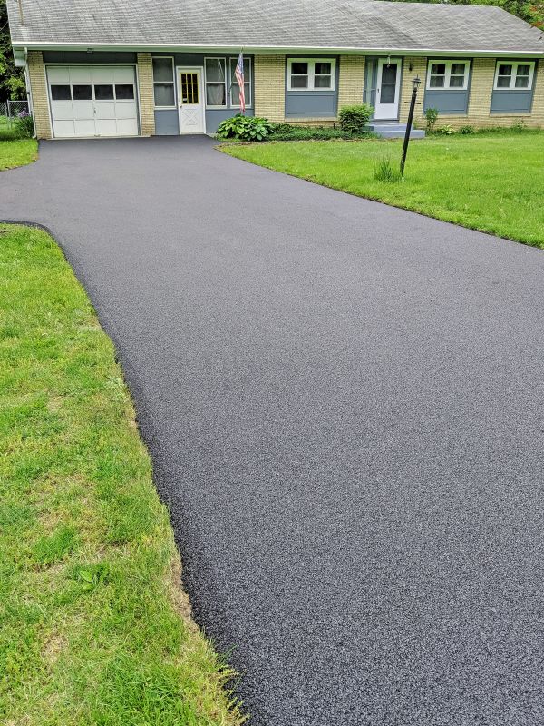 Residential Asphalt Driveway Installation